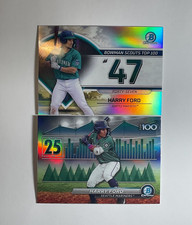 2023 Bowman chrome Bowman Scouts Top 100 Harry Ford rookie card