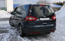 FOX Sportauspuff Ford Galaxy 2 Typ WA6, Bj. 2010-2015, Endrohr 2x115x85 oval