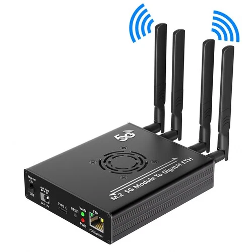 Modulo NGFF (M.2) 5G con Adattatore di Tipo C con Modulo POE, Doppio Slot p8229