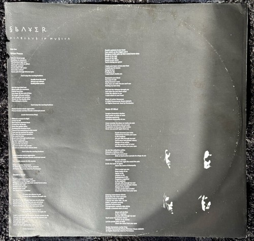 SLAYER Diabolus In Musica Vinyl LP Record DOUBLE LP 1998 Original Press - Picture 8 of 9