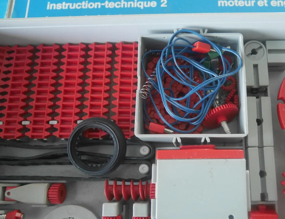 Contenido Absolutamente Excelente: Fischertechnik UT-2 ¡Tecnología de Enseñanza 2! Motor + engranaje! Foto 3 de 4