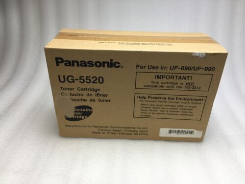 Genuine OEM Panasonic UG-5520 Black Toner Cartridge Sealed Box For UF-890/UF-990 - Picture 2 of 7