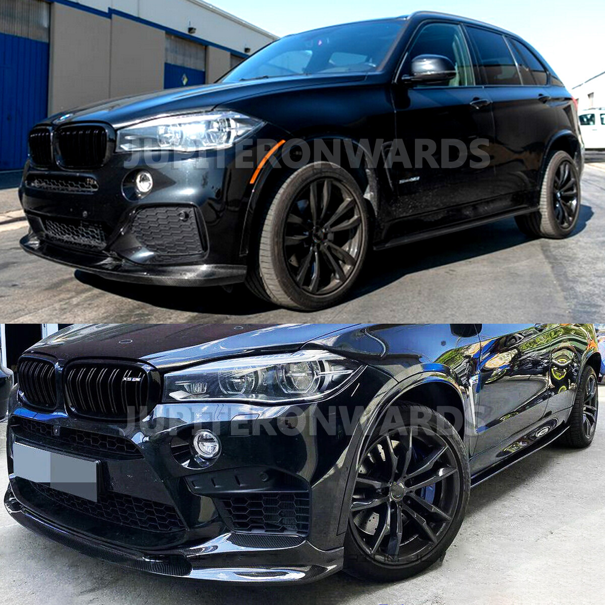 Gloss Black MP Style Side Skirts Extension For 2015-2019 BMW F15