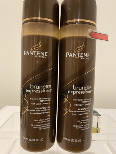 x2 Pantene Pro-V Brunette Expressions Shampoo w/ Liquid Crystals Duo Set Rare! - Picture 5 of 11