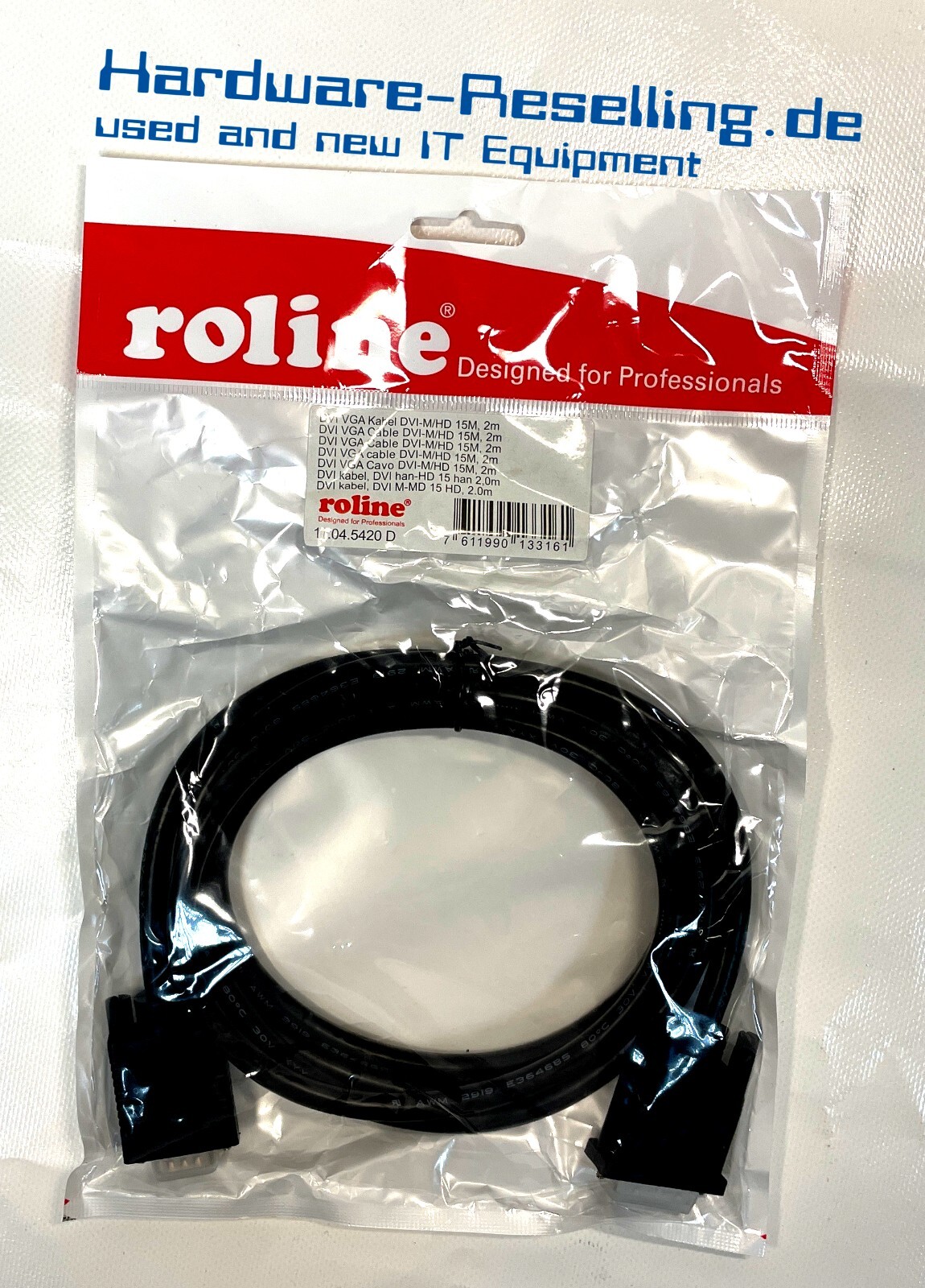 ROLING DVI VGA Cable DVI-M/HD 2M Black