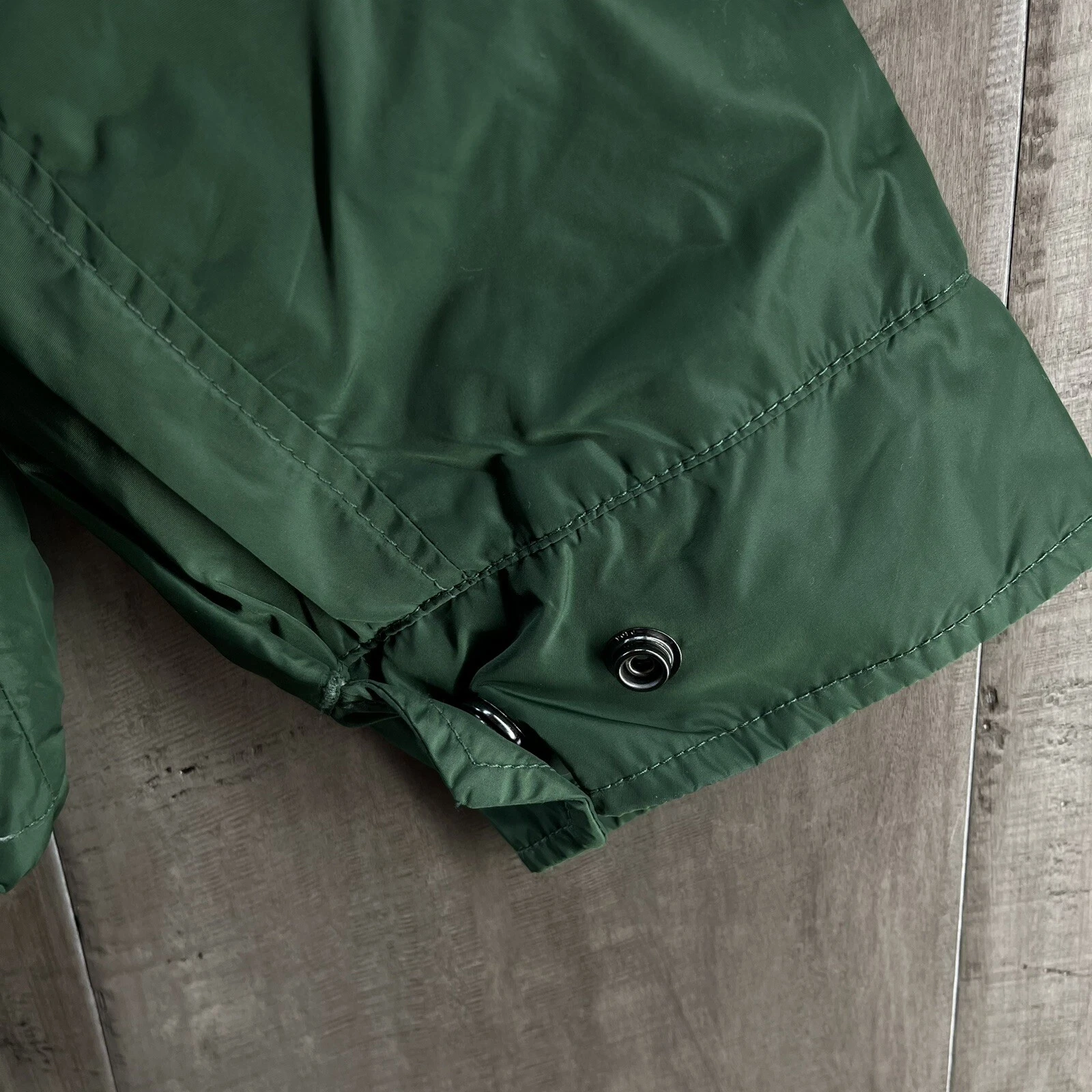 Giacca a vento Polo Ralph Lauren con cappuccio foderata in pile Coach verde uomo grande