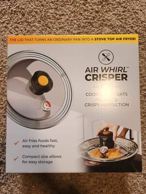 #ad Air Whirl Crisper Lid Stainless Steel And Tempered Glass Brand New Free Shipping $19.99