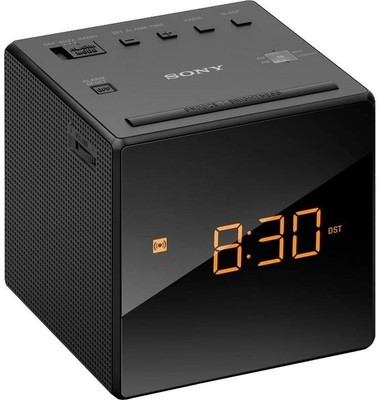 Sony ICF-C1B Uhrenradio (LED-Display, Alarm) schwarz ''gut''