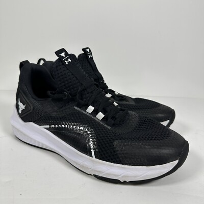 Under‎ Armour Project Rock BSR 3 Men\'s Sneakers Running Training Workout Sz 10.5 Size 10.5 - Under Armour Project Rock BSR 3 Black White for  main image 3