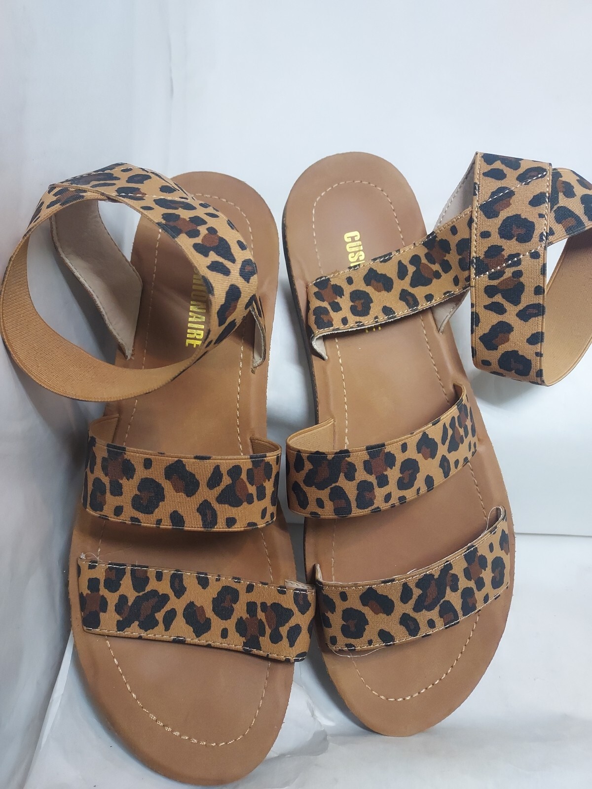 Cushionaire Women's  Sandals Size 10 Chita Print