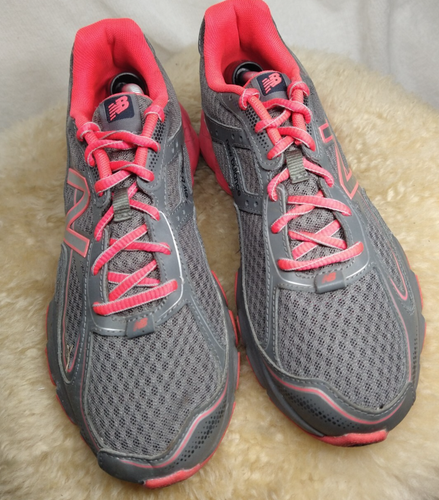 NEW BALANCE WOMENS 1550 RUNNING SHOES CROSS TRAINING SIZE 8 B GREY/ PINK - Picture 13 of 20