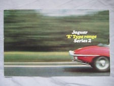 1970 Jaguar E-type Series 2 range foldout Brochure