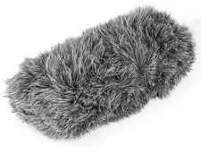 Movo WS-S1000 Furry Outdoor Deadcat Windscreen for Shotgun Microphones up to 7"
