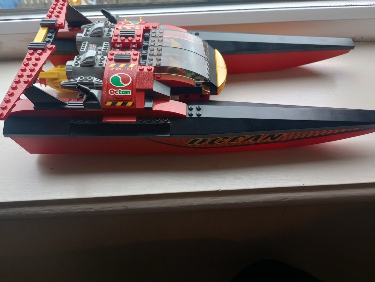 Lego 7244 Speed Boat Catamaran Instructions Rare retired UK