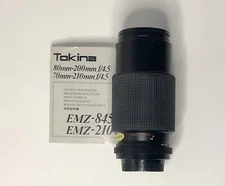 Tokina 70-210mm f4.5 EMZ RMC Lens for Nikon AI-S #807