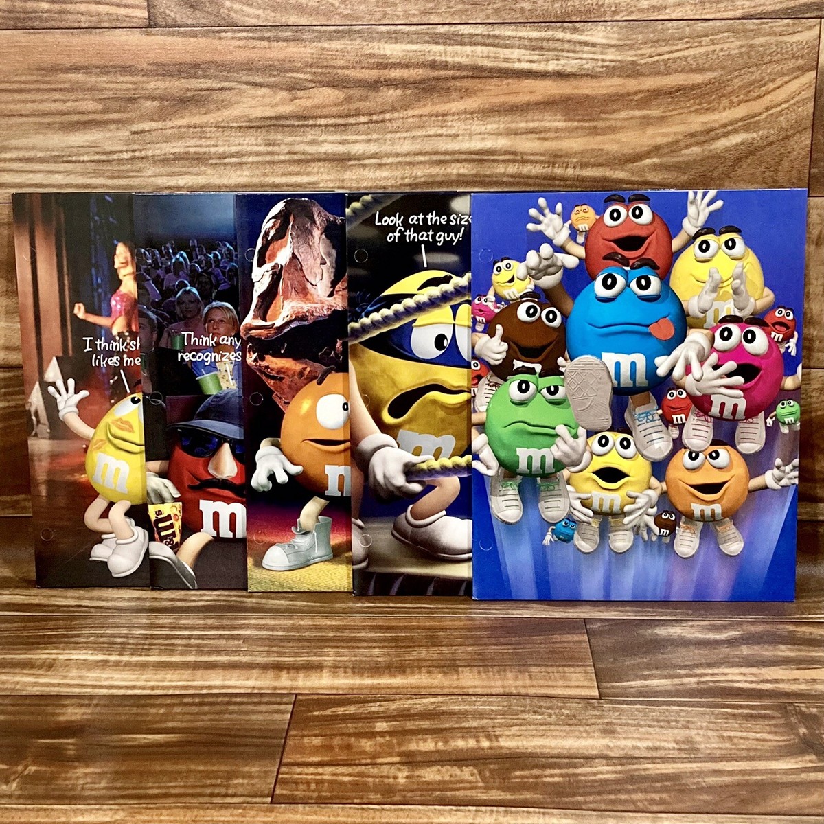 Mead Vintage 1999 and 2000 M&M's Portfolios (5 Total) Different