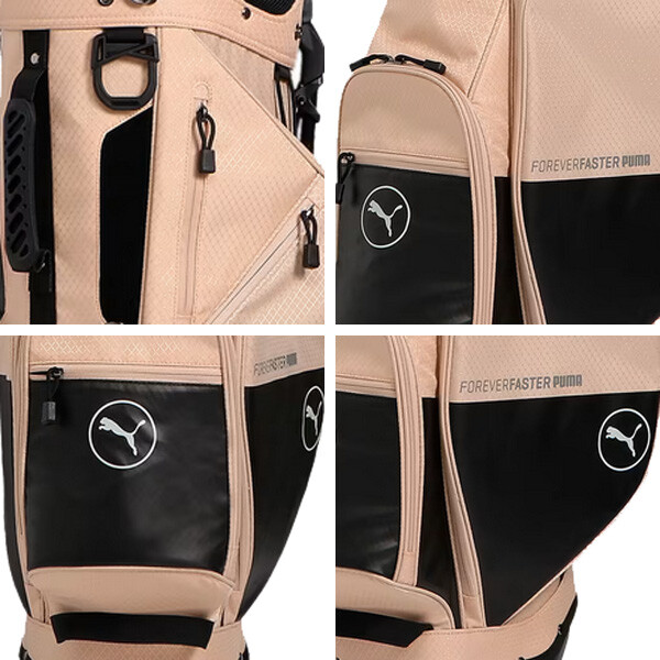 PUMA Golf PF Stand Bag 9 type 47 inches 2.6kg White Glow 090888 | eBay