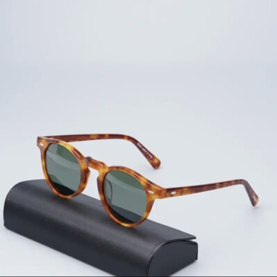 Occhiali Sonnenbrille OP Gregory Peck polarisiert Bernsteingrün Gr. 45 und 47