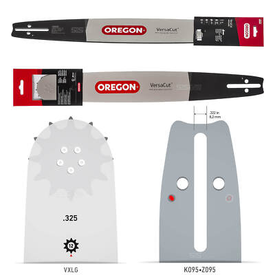 188VXLGK095 Führungsschiene Oregon Versacut .325'' Profi Schwert 18'' 45 cm 1,5 mm