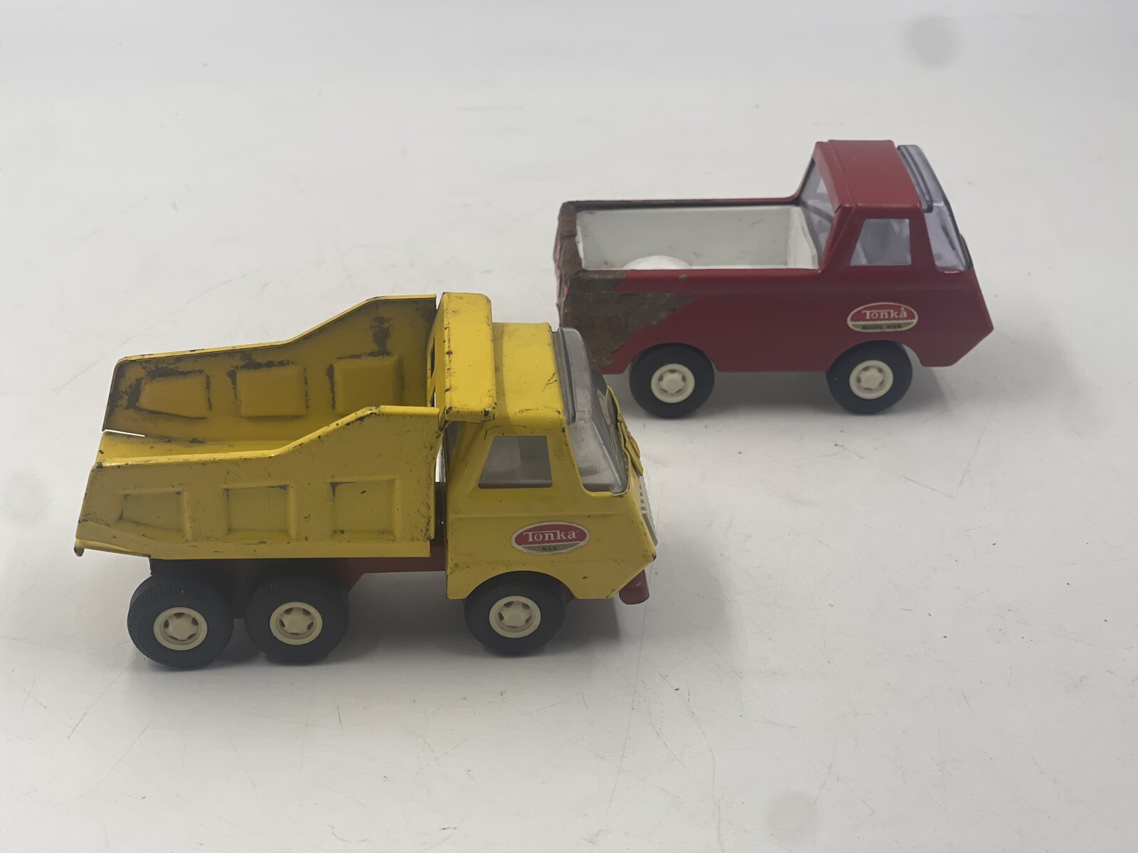 Vintage 2 Tonka Trucks  Dump Truck  & Pick Up Truck