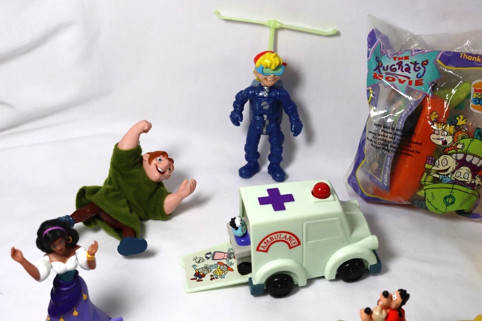 Lot 44 Vintage BURGER KING Kids Club Meal Toys Rugrats Teletubbies M&M Wind-Ups - Image 2 of 4
