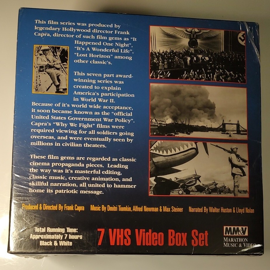 (未使用･未開封品)Why We Fight [Blu-ray] [Import] Frank Capras Why We Fight Set VHS 7 Tapes War Military Union