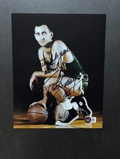 Bob Cousy Rare! autographed signed Celtics HOF Red 8x10 photo Beckett BAS coa