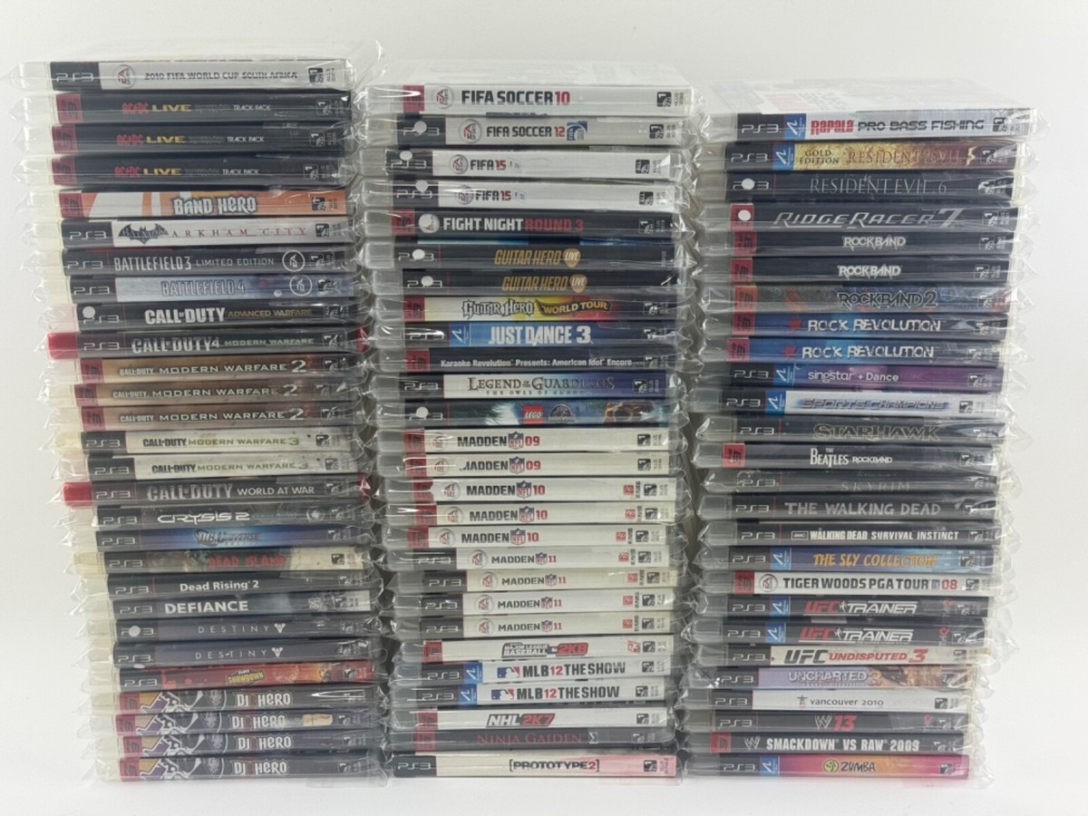 Sony Playstation PS3 Games With Cases Pick Choose For Huge Lot