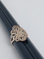 Sterling silver 925 Filagree Ring Size 6