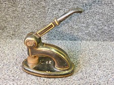 Antique Victorian Iron Letter Press Cartwright & Rattray Royton Brewery Company