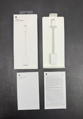 Apple USB-C to USB Adapter for Mac A1632 - Genuine (MJ1M2AM/A) Original.