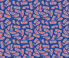 NESTLE CRUNCH CANDY BAR 100% cotton sewing fabric material crafts