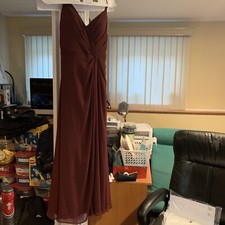 Long Formal Dress MORILEE 21659 Color: Bordeaux Size: 8