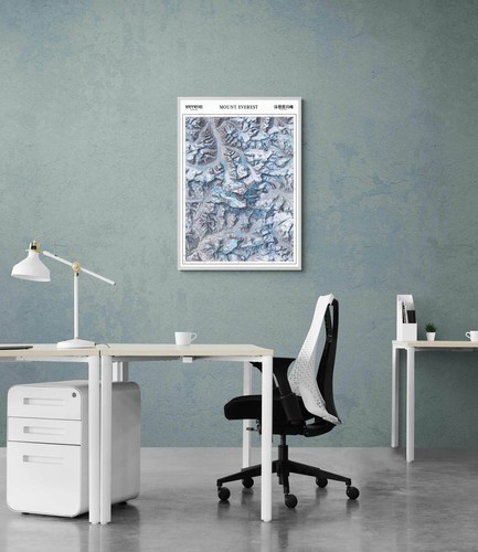 Mount Everest Map • Giclée Print Poster - Picture 5 of 9