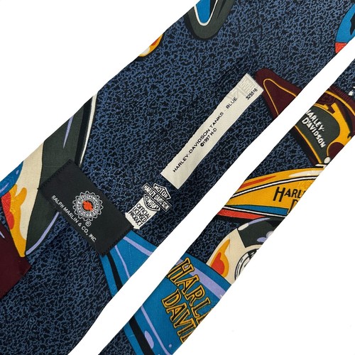 "Corbata vintage rara para tanques de motocicleta Harley Davidson 1997 clásica 59""" - Imagen 7 de 7