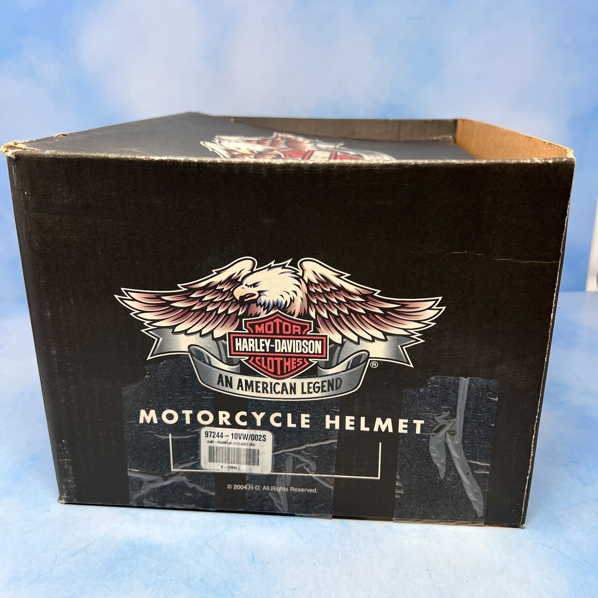 Harley Davidson Vintage 00's Purple Black Flame Motorcycle