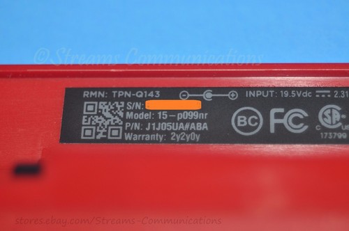 HP 15-P 15-P099NR 15.6" Laptop Bottom Case Cover (Beats Edition) Base Enclosure - Picture 3 of 5