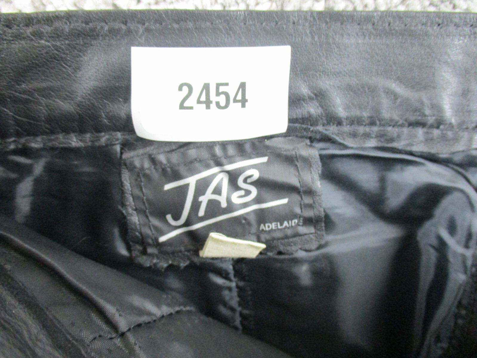 Jas Leather Skirt Straight Pencil 10 Small W28 Black Lined Vintage Pary/ClubWear image 8