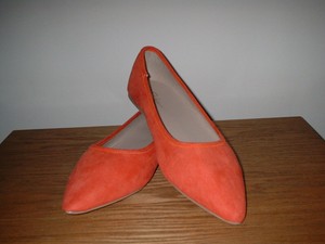 wide fit orange shoes