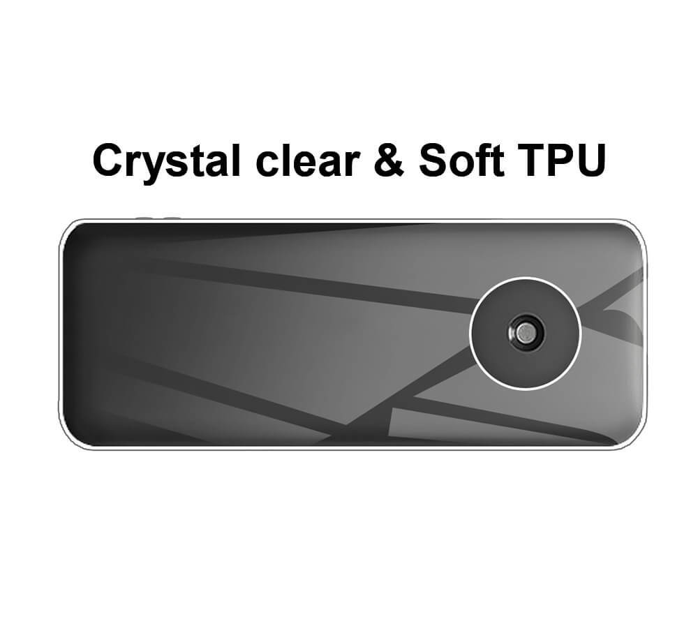 Custodia per Nokia C12, custodia protettiva in silicone TPU bumper a fantasia con supporto ad anello Verde scuro