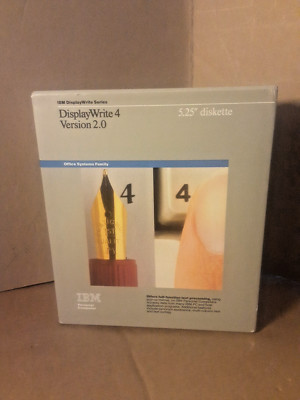 IBM Display Write 4 V 2.0 FULL SUITE Software / DOS 3,5'' Disk 1988/89