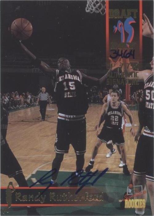 1995 Signature Rookies Draft Day - Randy Rutherford #34 Authentic ...