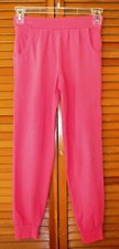 GYMBOREE PANTS Coral Elastic Waist Pockets Pleat Front Cuff Hem Girls M 7-8 