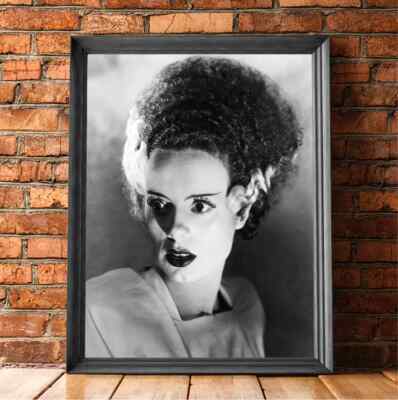 Bride of Frankenstein Woman Wall Art Poster Premium Quality Choose your Size