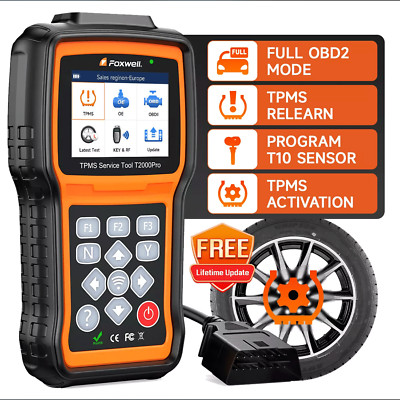 Foxwell T2000 TPMS Reset RDKS TPMS Programmiergerät Anlerngerät Diagnosegerät DE