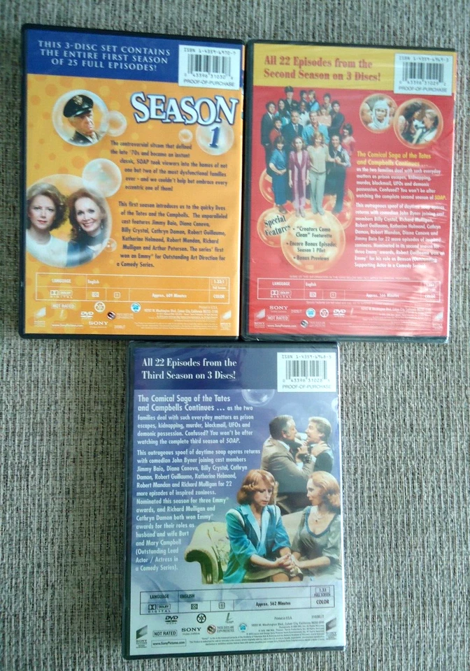 Soap Seasons 1, 2, 3 NEW — 第 2/2 张图片