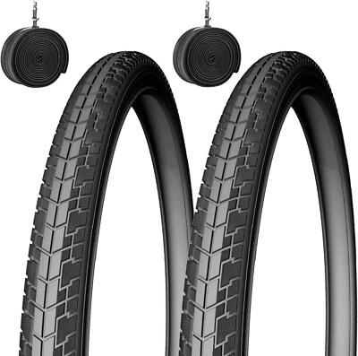 2 Reifen 700x35c + 2 Luftkammern 1-3/8 x 1-5/8 für 28'' Fahrrad