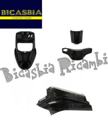 17113 Kit Carene Pezzi Carena Nero Opaco MBK Booster Yamaha