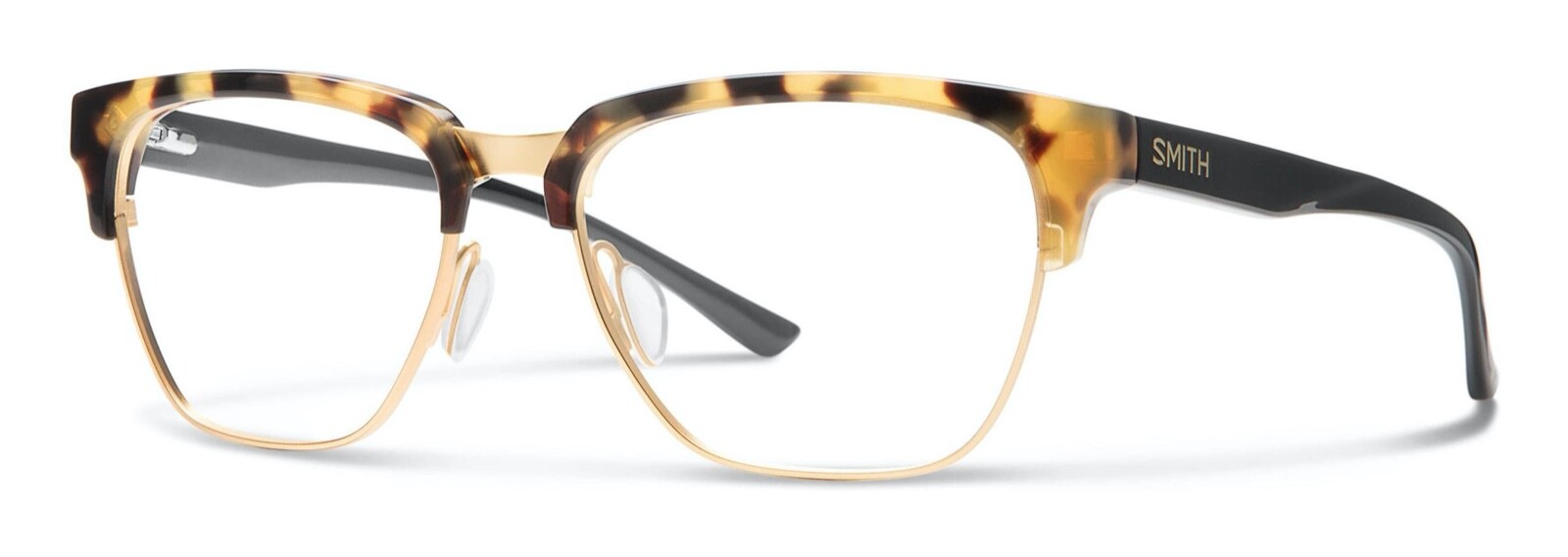 Оправа для очков Smith Optics Rewired Golden Tortoise 21K Металлическая круглая 54-16-145