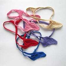 K4042 K404 Mens Grape Smugglers String Thong Contoured Pouch Soft Underwear